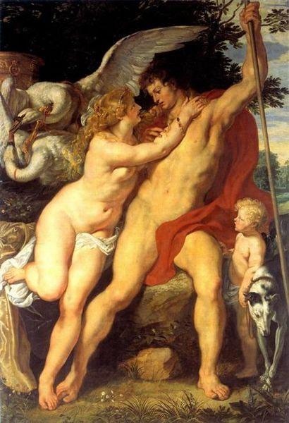 Peter Paul Rubens Venus and Adonis Norge oil painting art